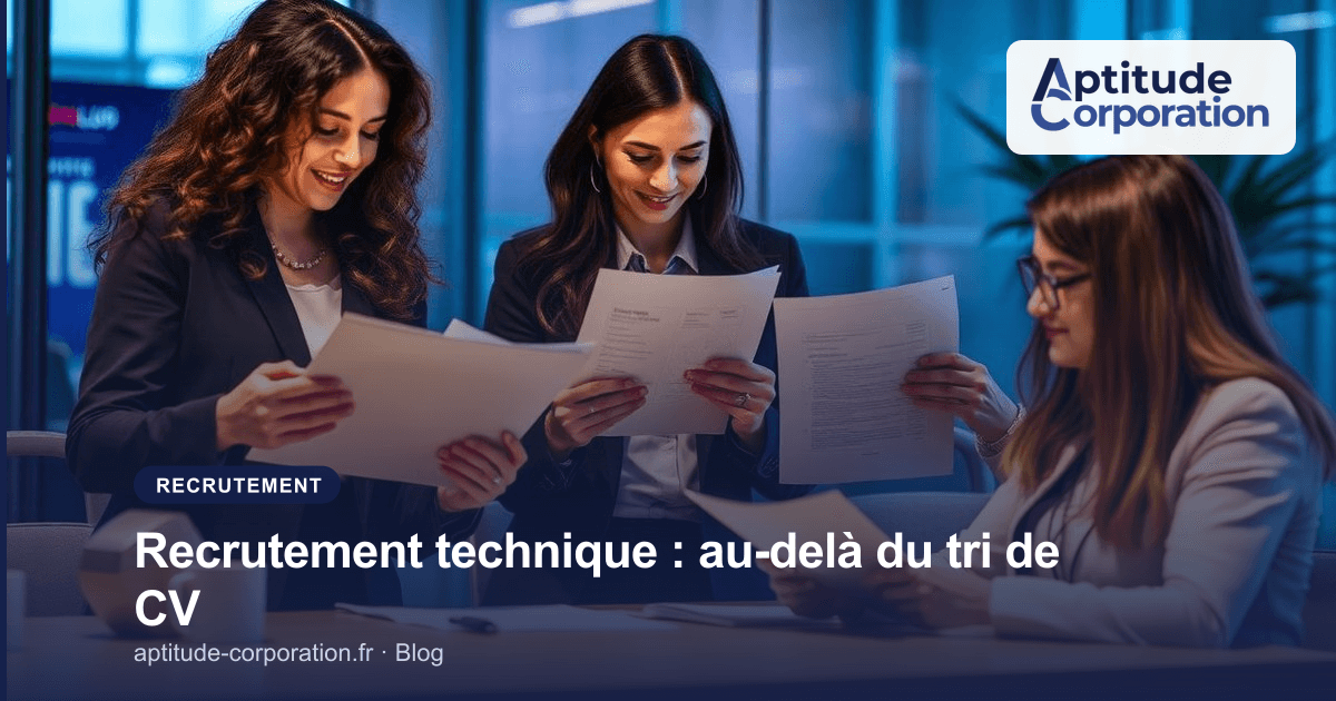 Recrutement technique : au-delà du tri de CV